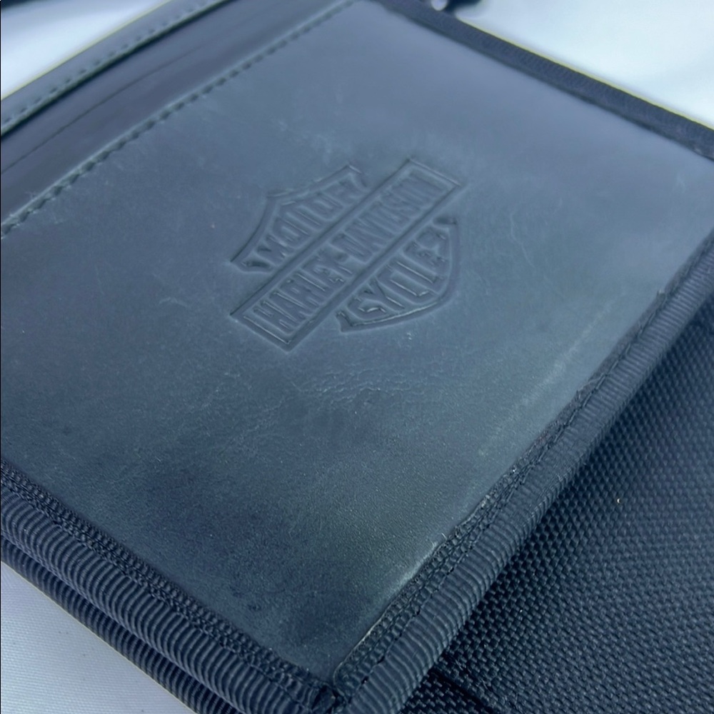 Harley-Davidson Black Wallet with crossbody strap -New without tags